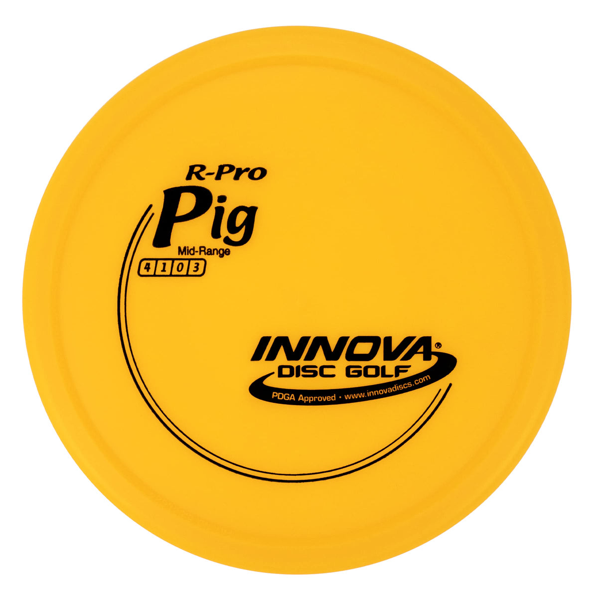 Innova Pig midrange in flight demonstrates predictable fade in wind.