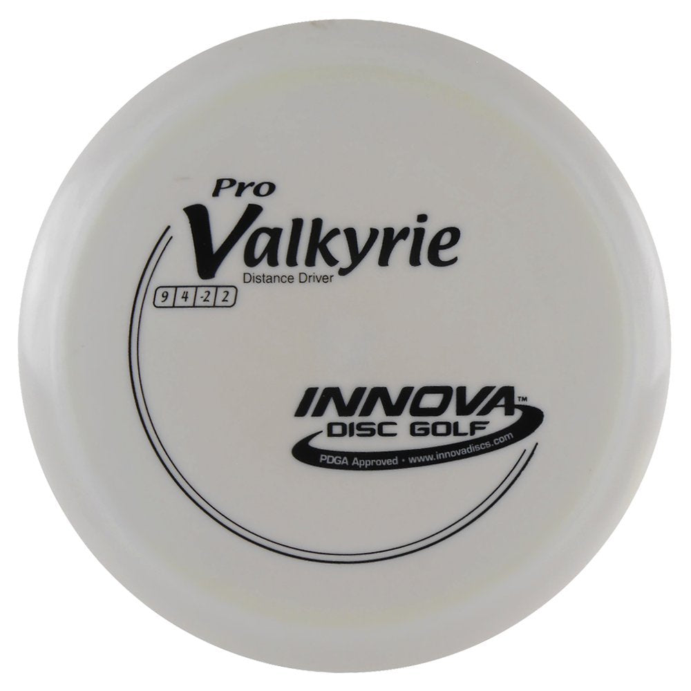INNOVA Pro Valkyrie distance driver for long turnover shots and downwind gains.
