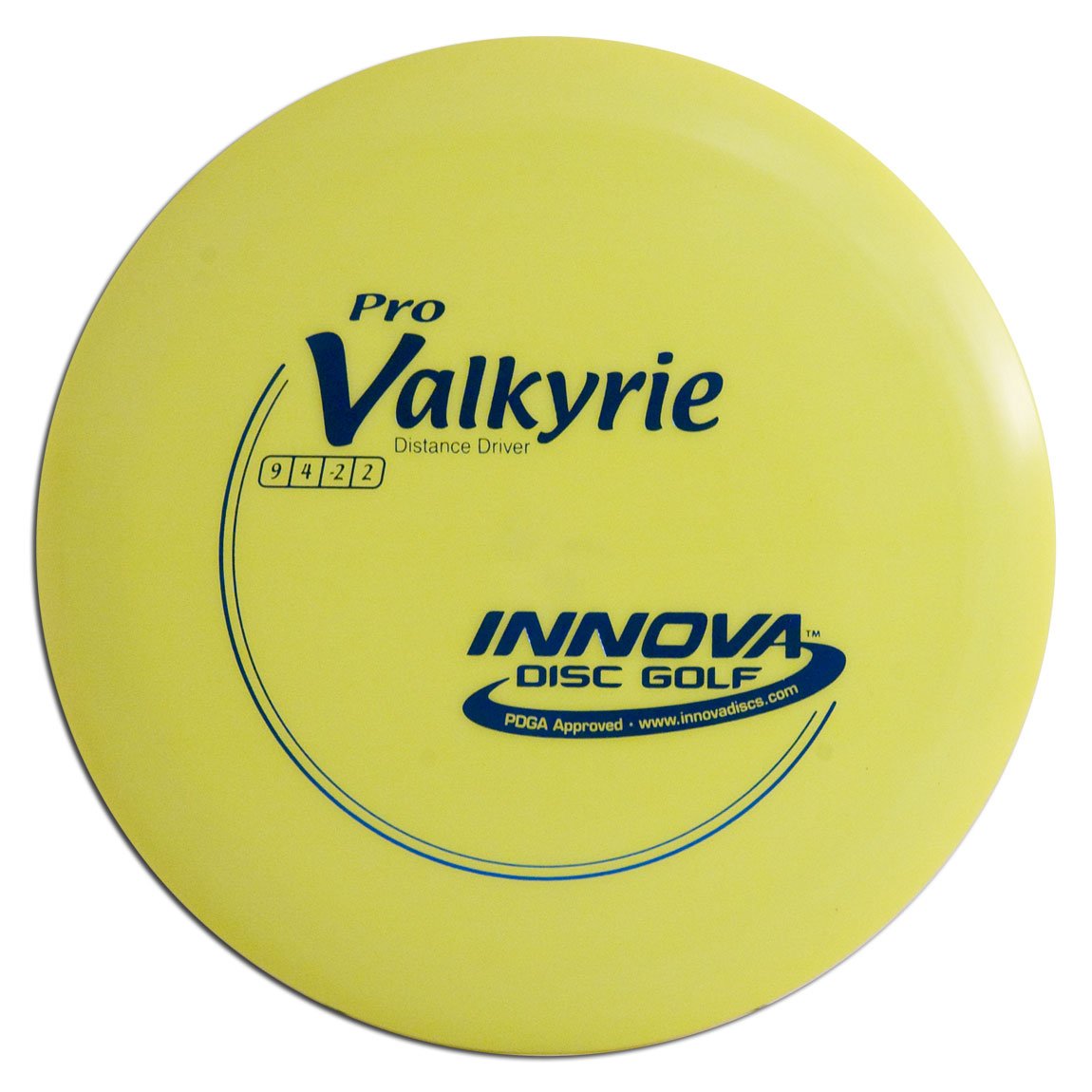 Innova Pro Valkyrie flight disc with firm grip and enhanced durability for long-distance throws