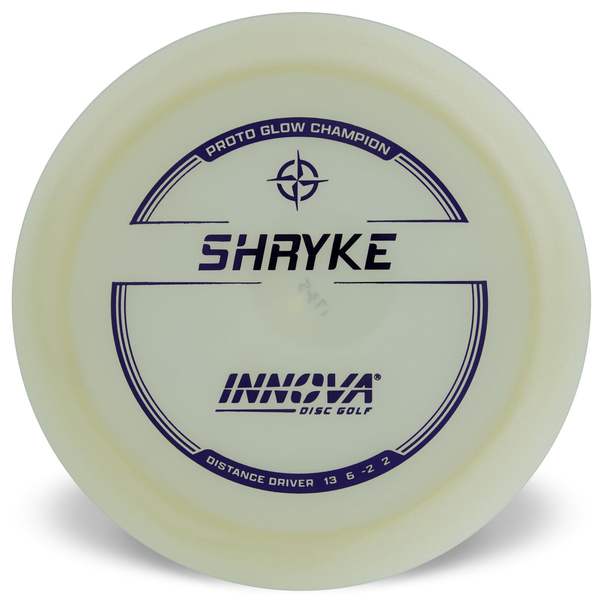 Innova Proto Glow Champion Shryke long-range glide for precise targets.