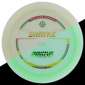 Innova Proto Glow Champion Shryke high visibility glow aids night play.