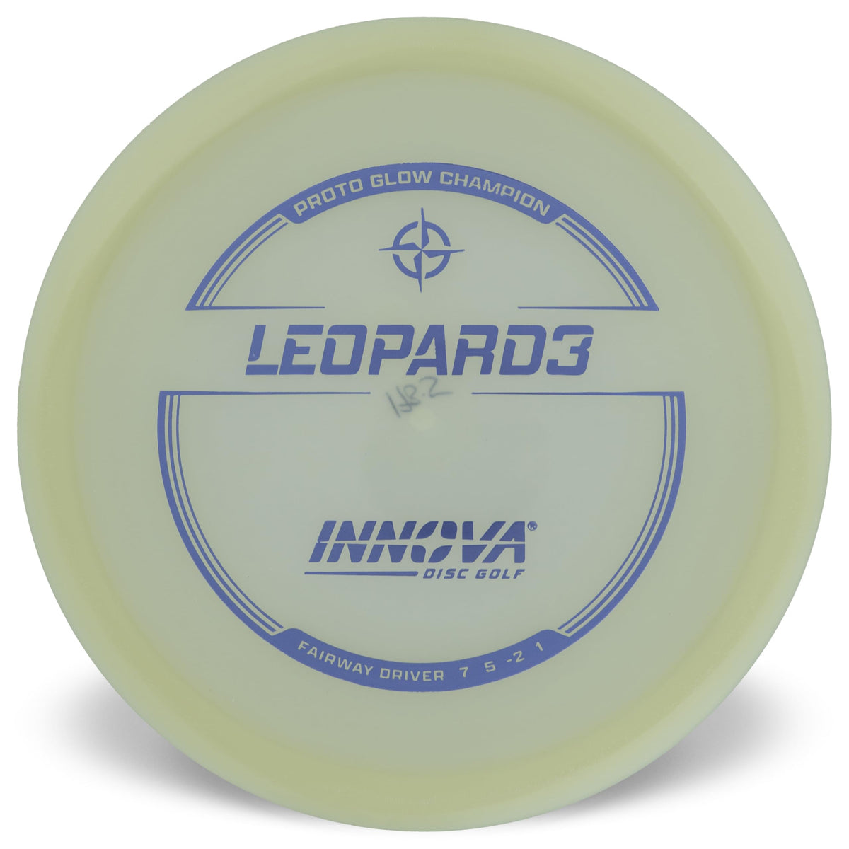 Innova Leopard3 Proto Glow side view showing precise control for fairway shots.