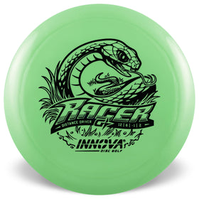 Innova Racer GStar front view shows a stable long-range driver ready for precise throws.