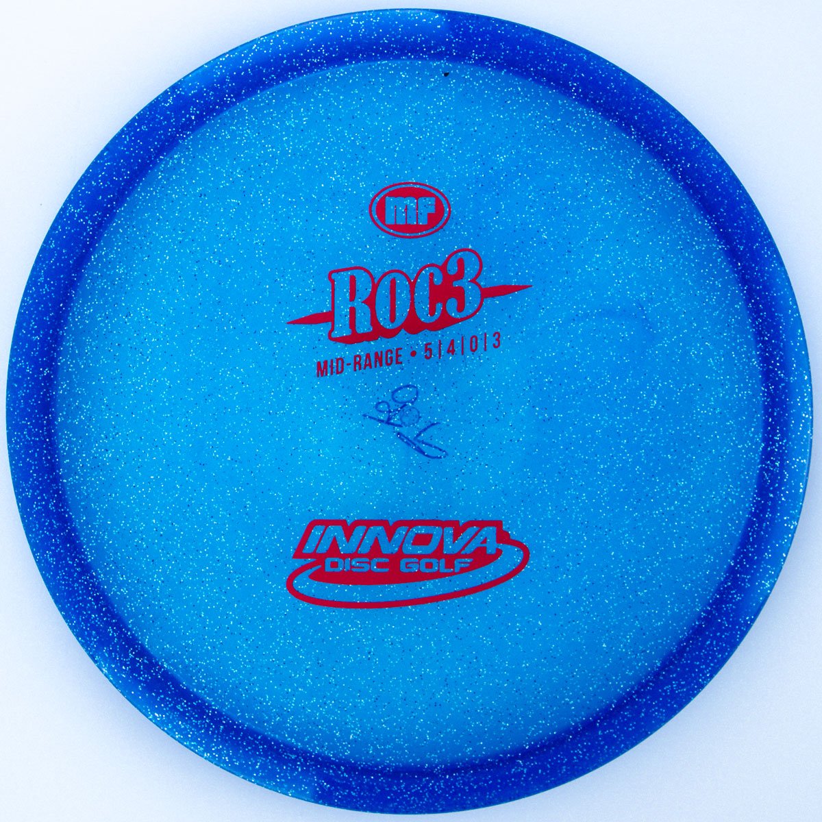 INNOVA Roc3 metal flake disc for stable mid-range flights and precise approaches.