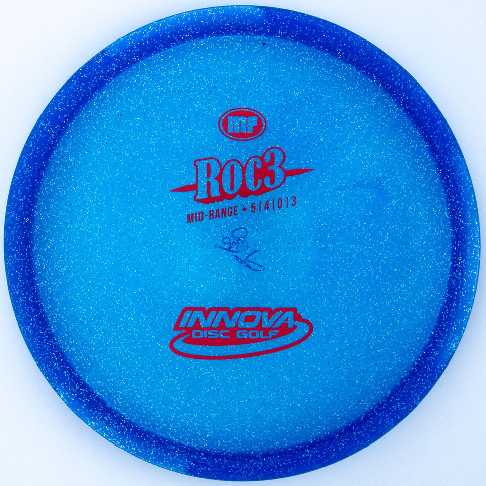 INNOVA Roc3 metal flake disc for stable mid-range flights and precise approaches.