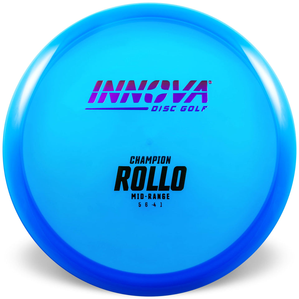 Innova Rollo mid-range disc in Champion plastic ready for precise rolling shots.