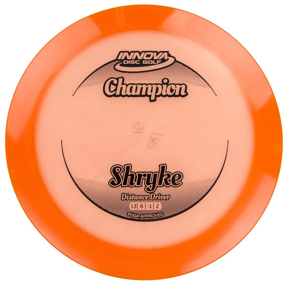 INNOVA Shryke distance driver with long glide and stable turn for accurate fairway shots.