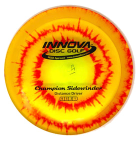 Innova Sidewinder dye-pattern aerial flight view shows versatility.