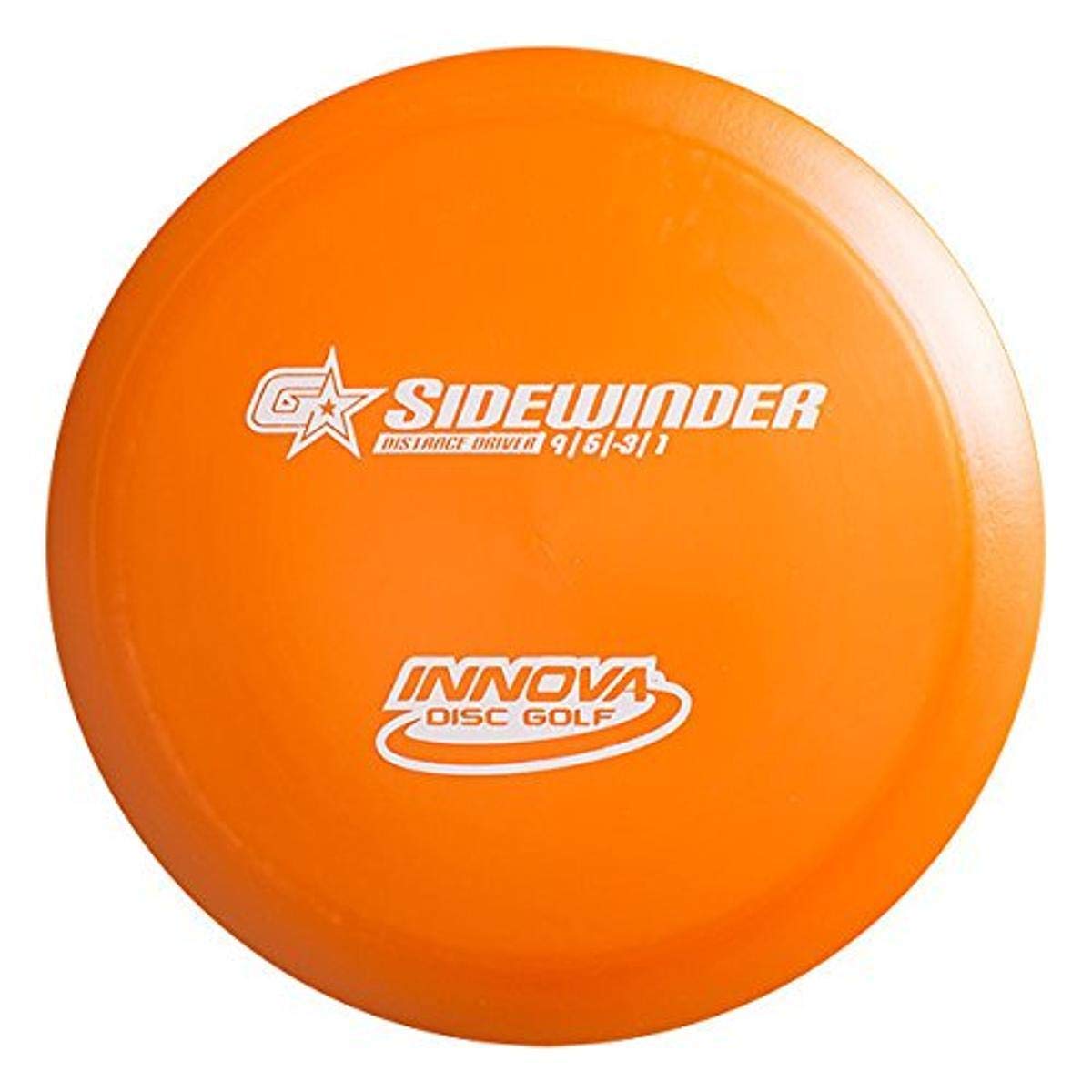 Innova Sidewinder fast-flyer in GStar plastic for turnover shots and rollers