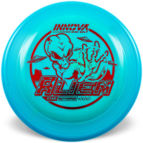 Innova Star Alien closeup of stamp and plastic clarity for confidence