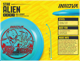 Innova Star Alien color variations showing available options