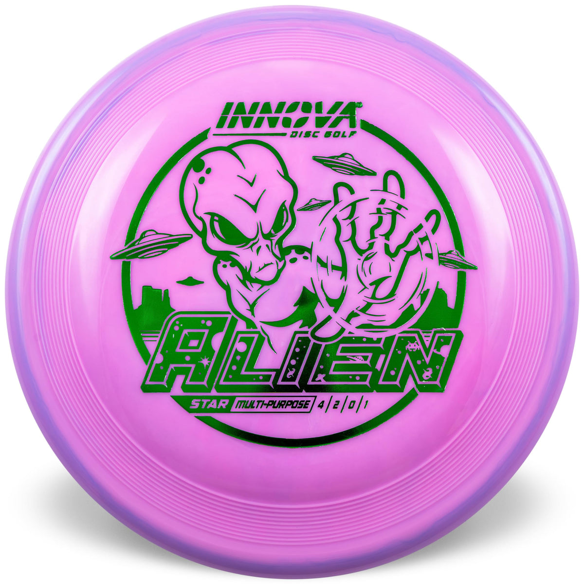 Innova Star Alien flight numbers illustration showing stable midrange performance