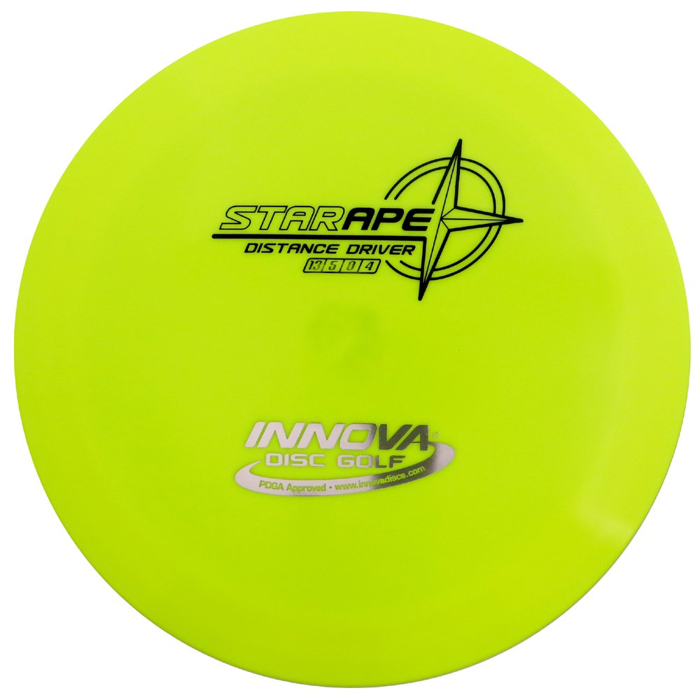 INNOVA Star Ape distance driver front view for windy conditions and long-range throws.