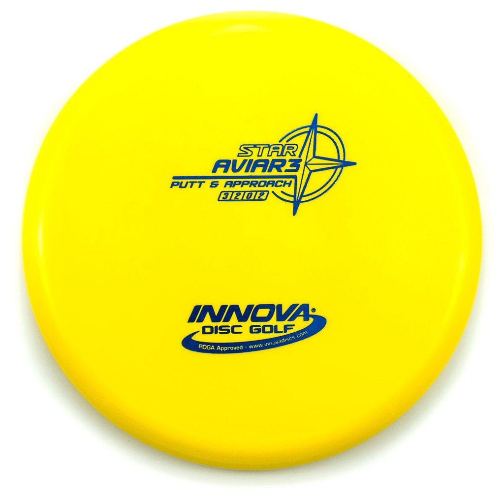 INNOVA Star Aviar3 putt-approach disc for controlled tee shots and aggressive putts.