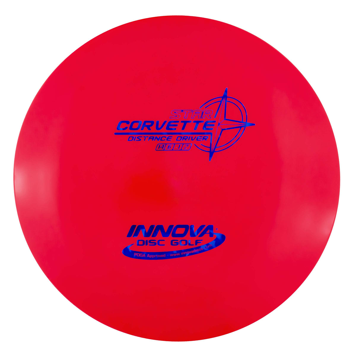 Innova Star Corvette distance driver in action with fast speed and reliable fade for long flights.