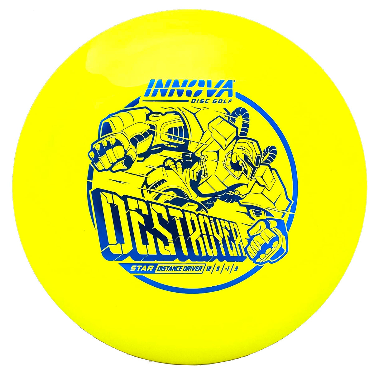 Innova Star Destroyer 2023 Robot Stamp disc in flight for maximum-distance drives