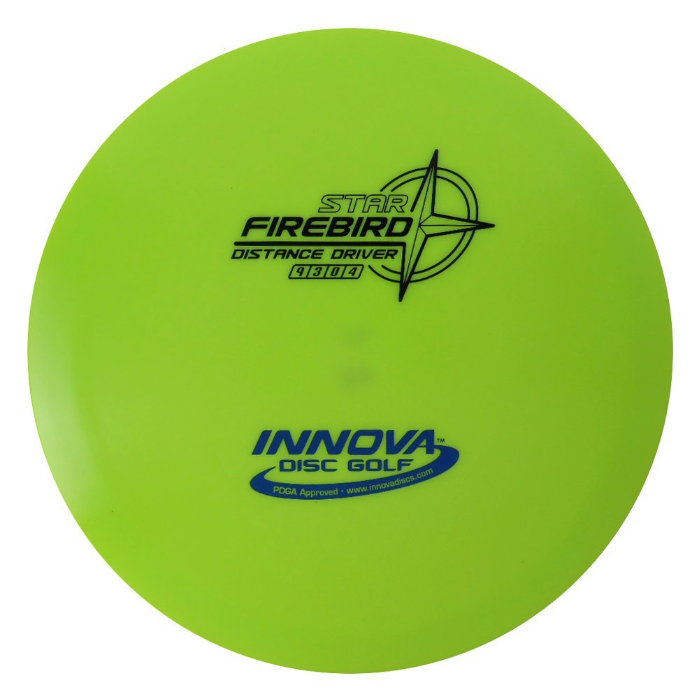 INNOVA Star Firebird distance driver disc for long-range flights in windy conditions.