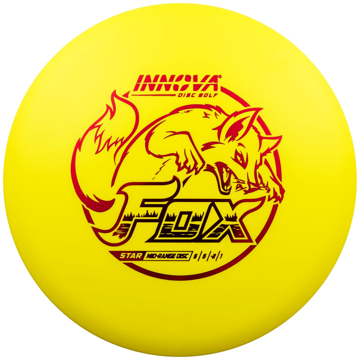 Innova Star Fox midrange flight path displaying long, steady glide.