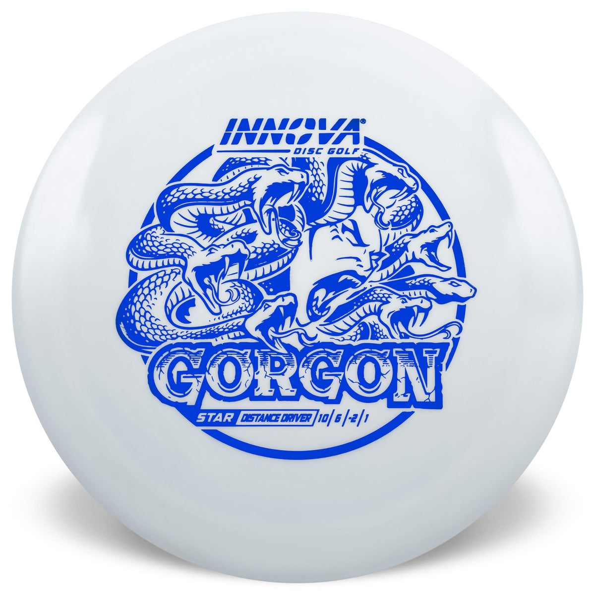 Innova Star Gorgon showcases steady fade for accurate approaches in wind.
