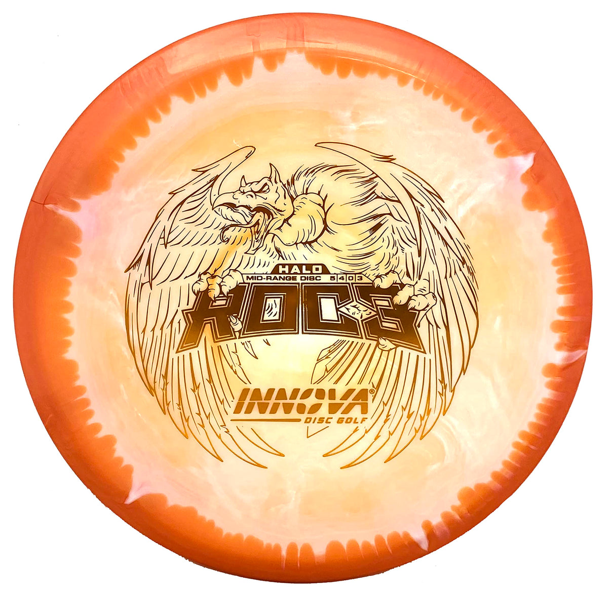 Innova Star Halo Roc3 mid-range flight demonstrates stable glide and reliable fade.