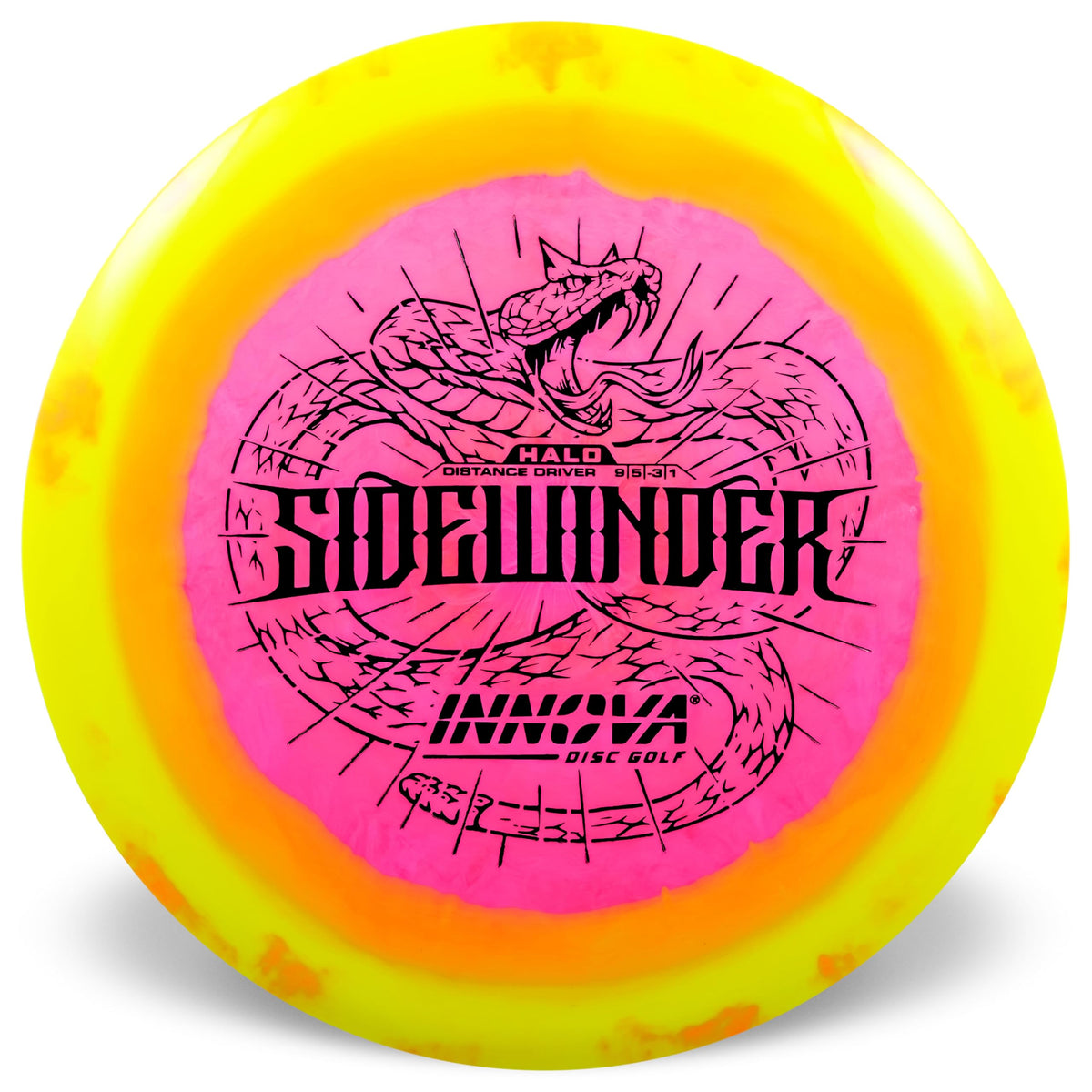 Innova Star Halo Sidewinder in flight demonstrates fast speed with ample glide