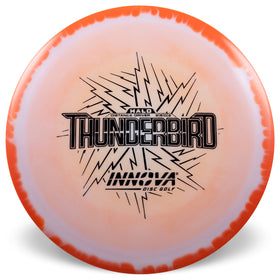 Innova Star Halo Thunderbird in flight showing the flight plate and long distance potential