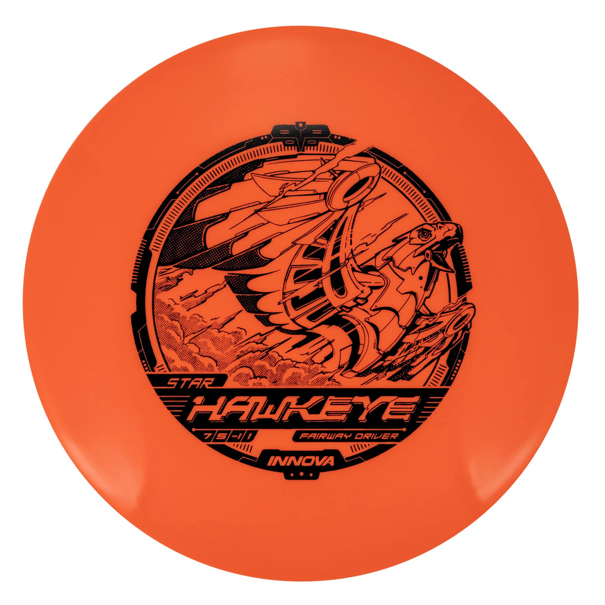 Innova Star Hawkeye fairway driver disc showing predictable straight flight for accuracy