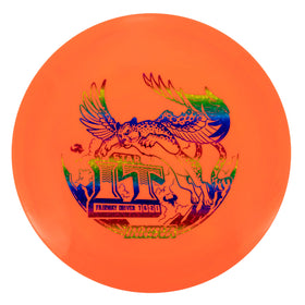Innova Star IT fairway driver in flight delivering straight lines through woods.