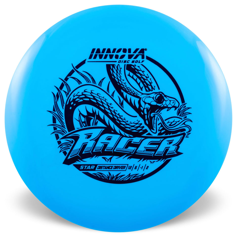 Innova Star Racer long-range drive in flight for precise control.