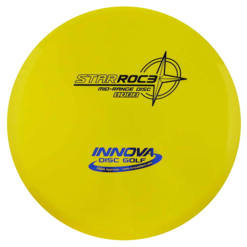 INNOVA Star Roc3 mid-range disc, front view, stable fade for reliable approach shots.