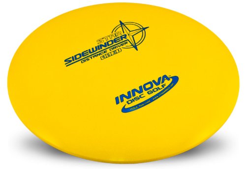 INNOVA Star Sidewinder in flight enabling long turnover and downhill distance.