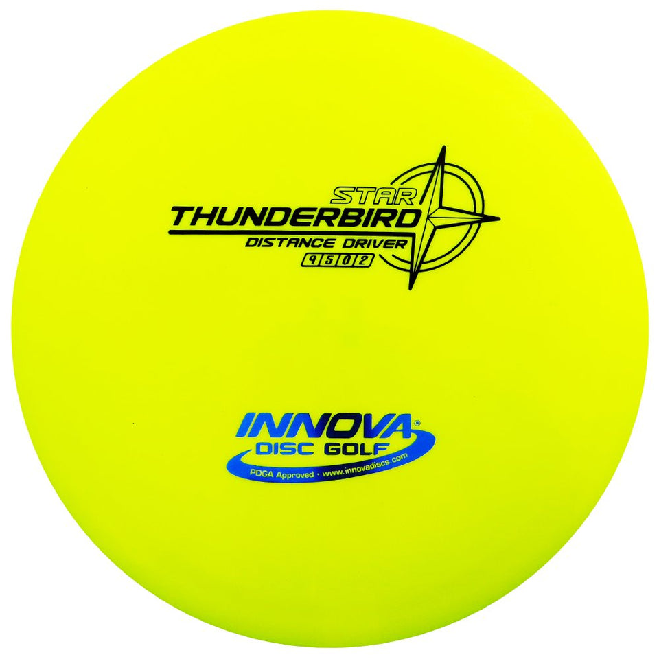 INNOVA Star Thunderbird distance driver offering stable, long-range flight for accurate course management.