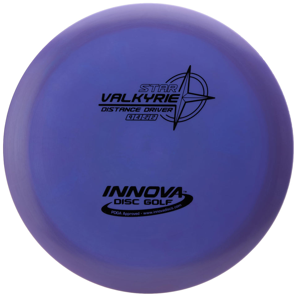 Innova Star Valkyrie in flight, ideal for turnover shots and tailwind distance.