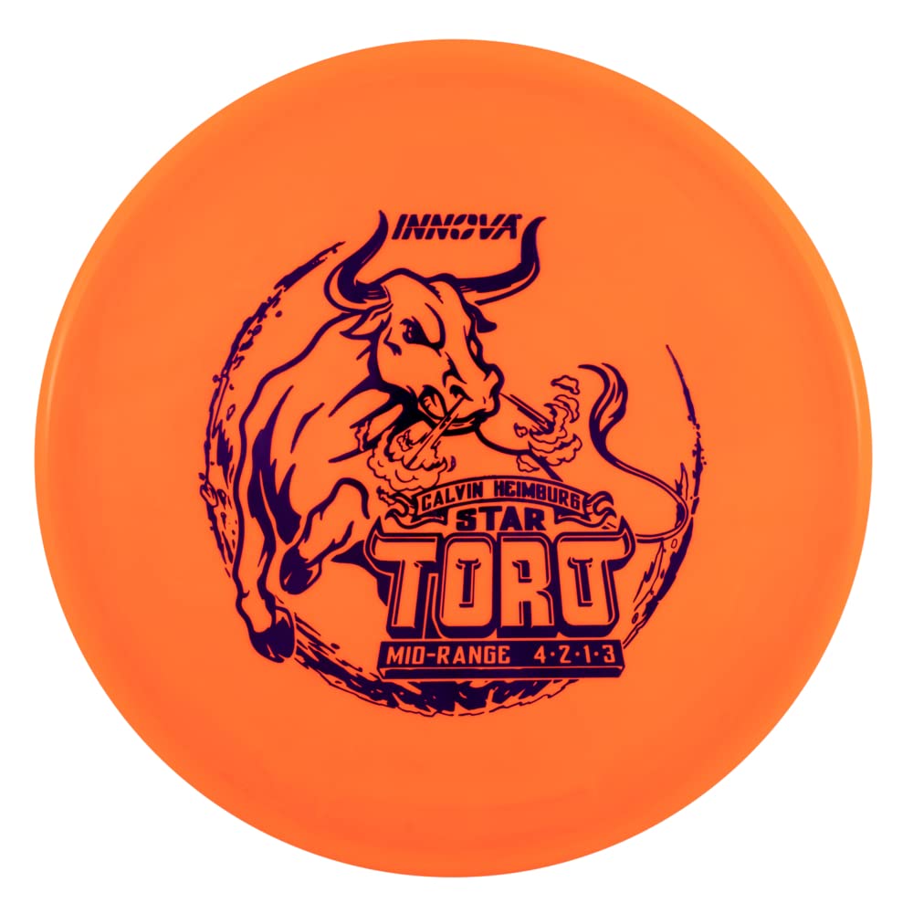 INNOVA Toro Star mid-range, close-up grip area, suggesting comfortable grip for reliable releases.