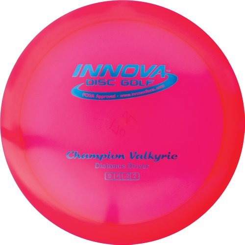 Innova Valkyrie distance driver in Champion plastic ready for long-range turnover shots