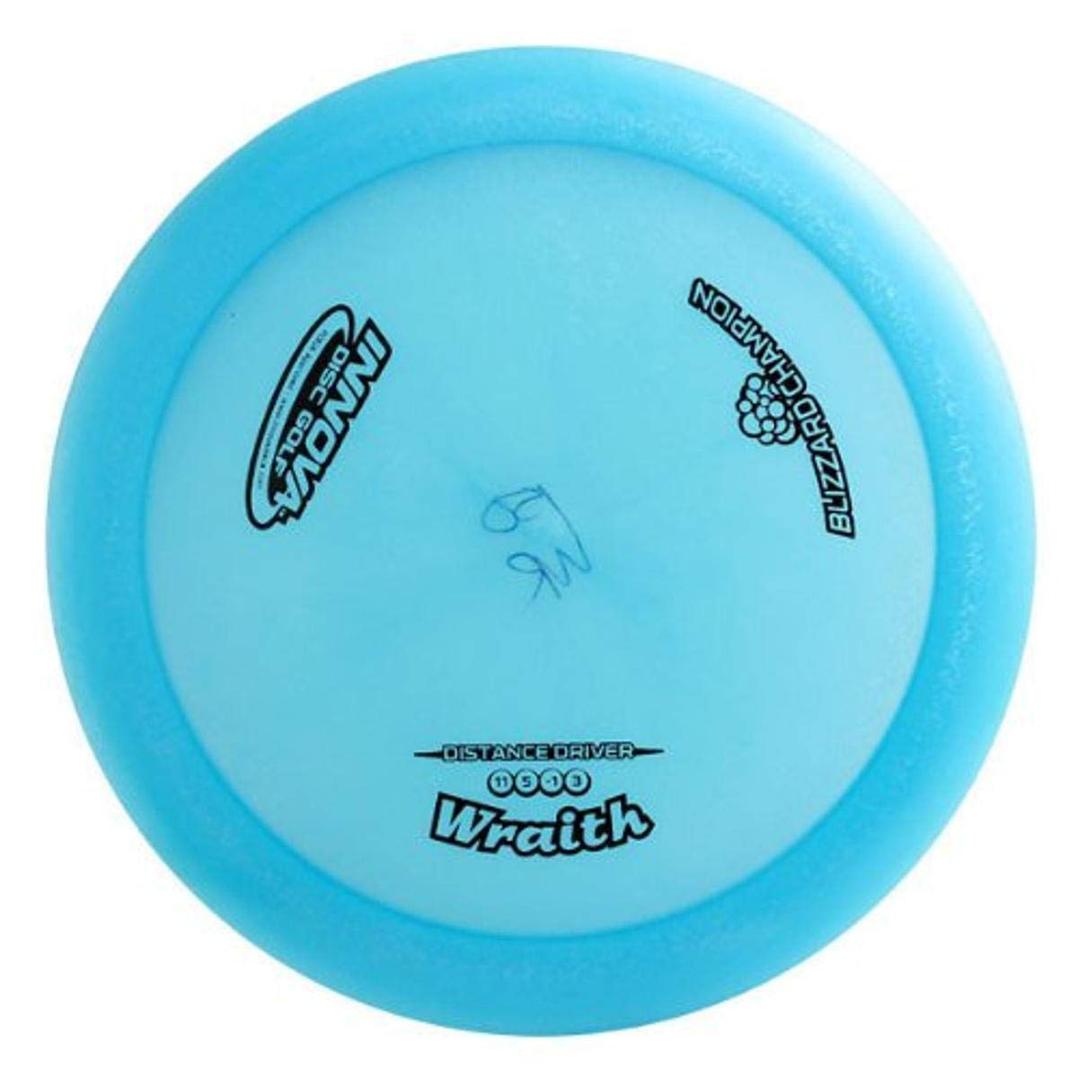 Innova Wraith Blizzard Champion 130-139g disc, wind-stable distance driver.