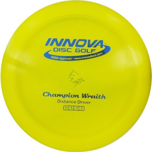 Innova Wraith distance driver in flight, ideal for moderate arm speed.
