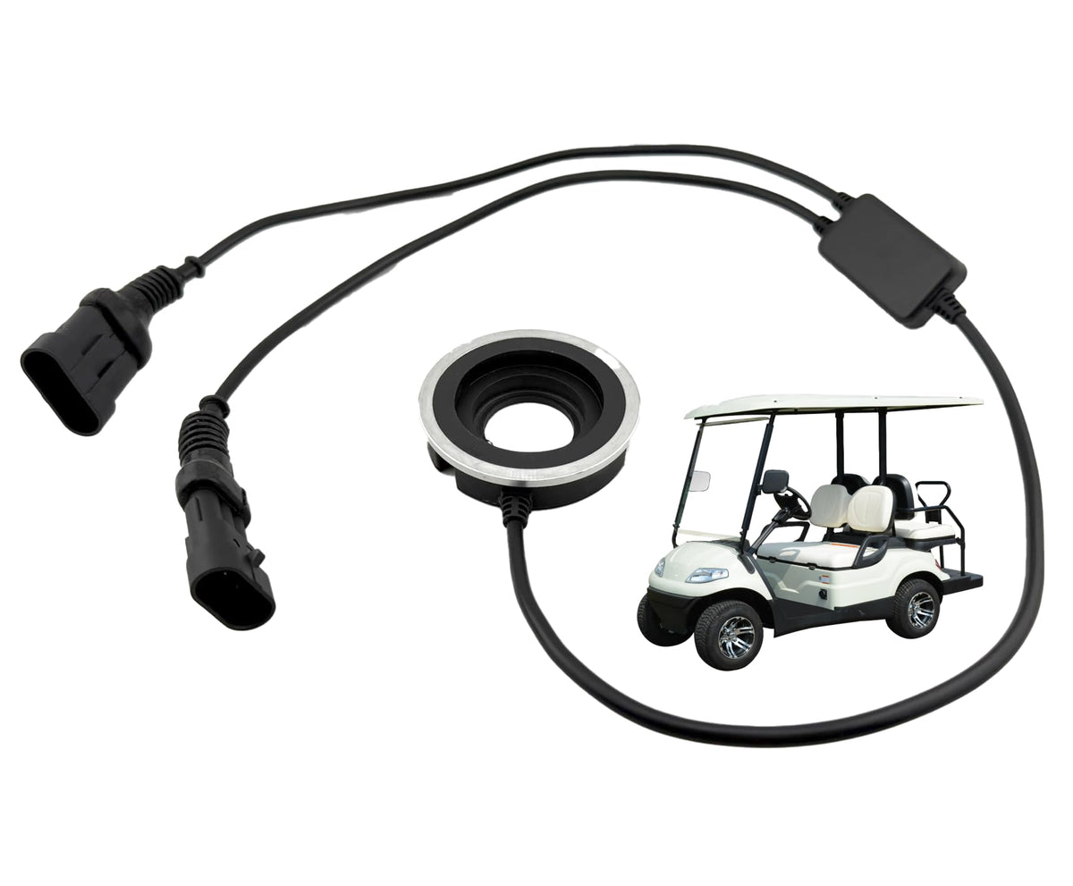 Innovation Auto Labs installation view of encoder being fitted for smooth operation on ICON cart