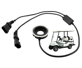 Innovation Auto Labs installation view of encoder being fitted for smooth operation on ICON cart