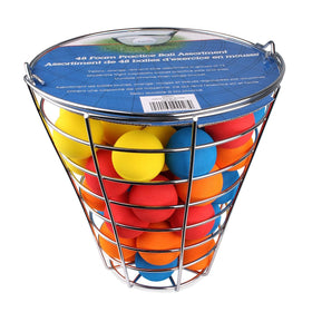 Intech 48-color foam golf balls for safe backyard practice