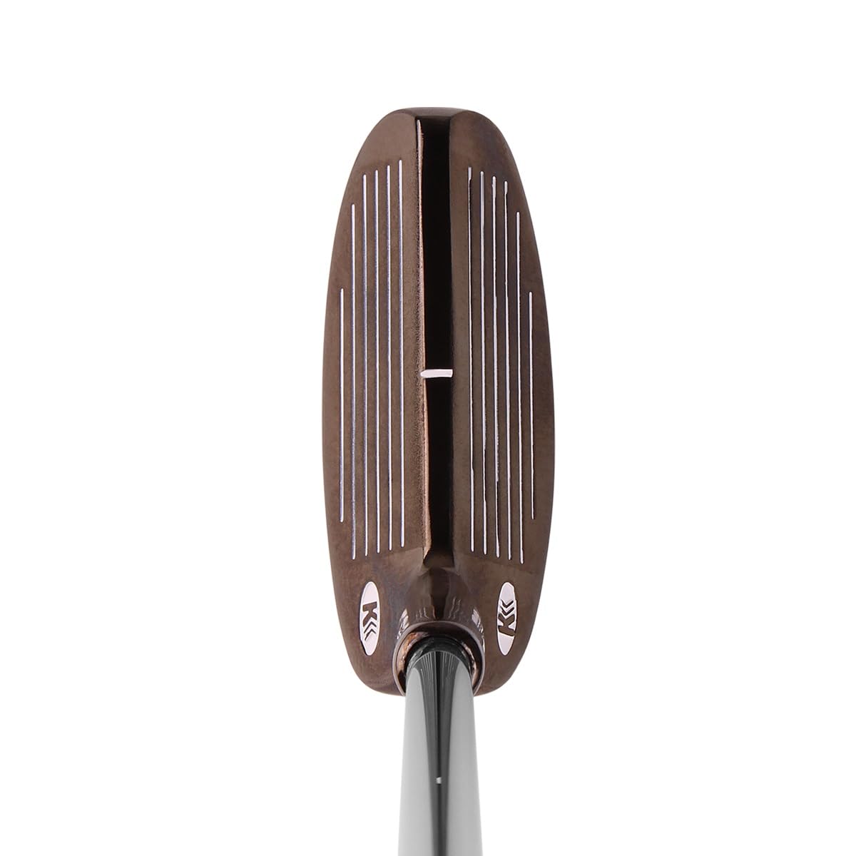 Intech Approach two-way chipper resting on green demonstrates versatile loft and balance