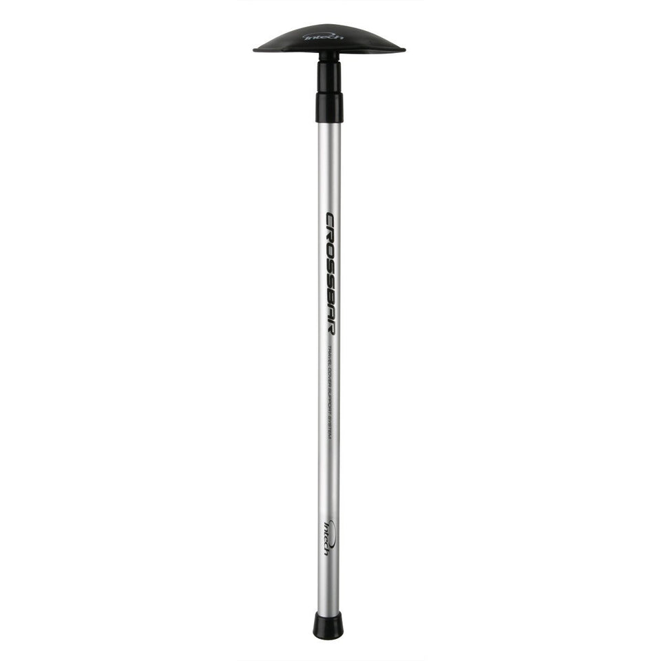 Intech Crossbar top base provides cushioned protection for golf clubs during transit.