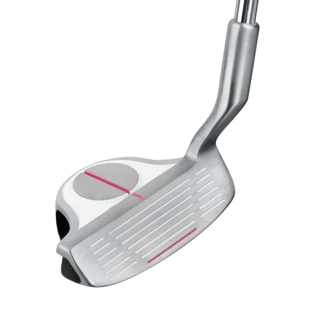 Intech EZ Roll Chipper with back-weighted design and alignment lines for precise aim