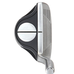 Close-up of back-weighted design aiding consistent contact and smooth roll.