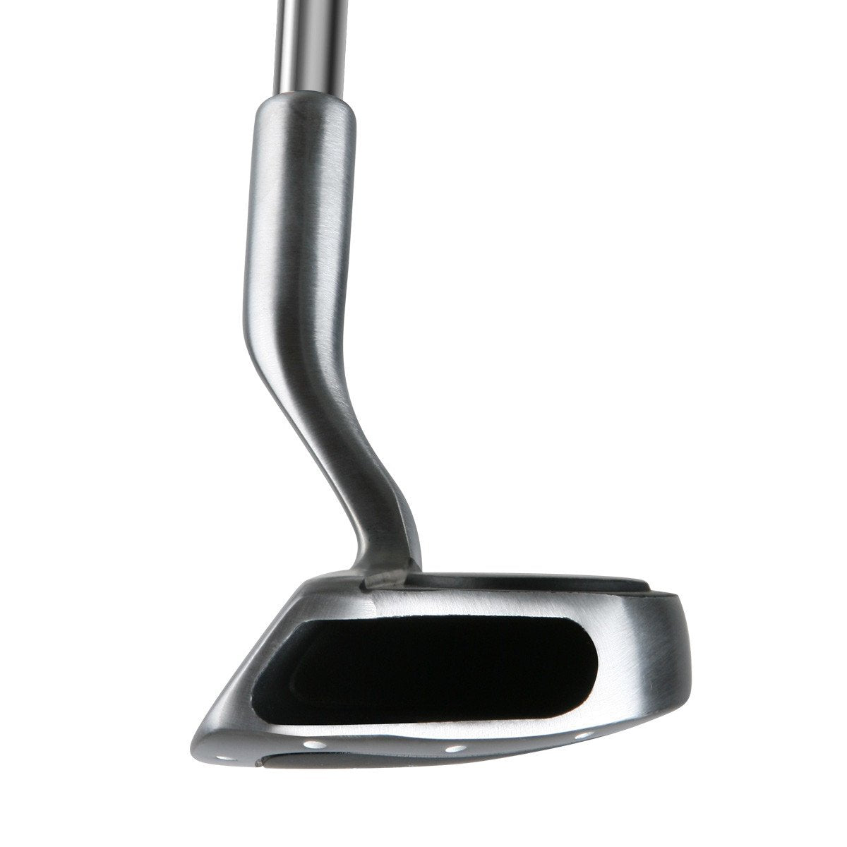 Left-handed model for men and women enables consistent bump-and-run play.