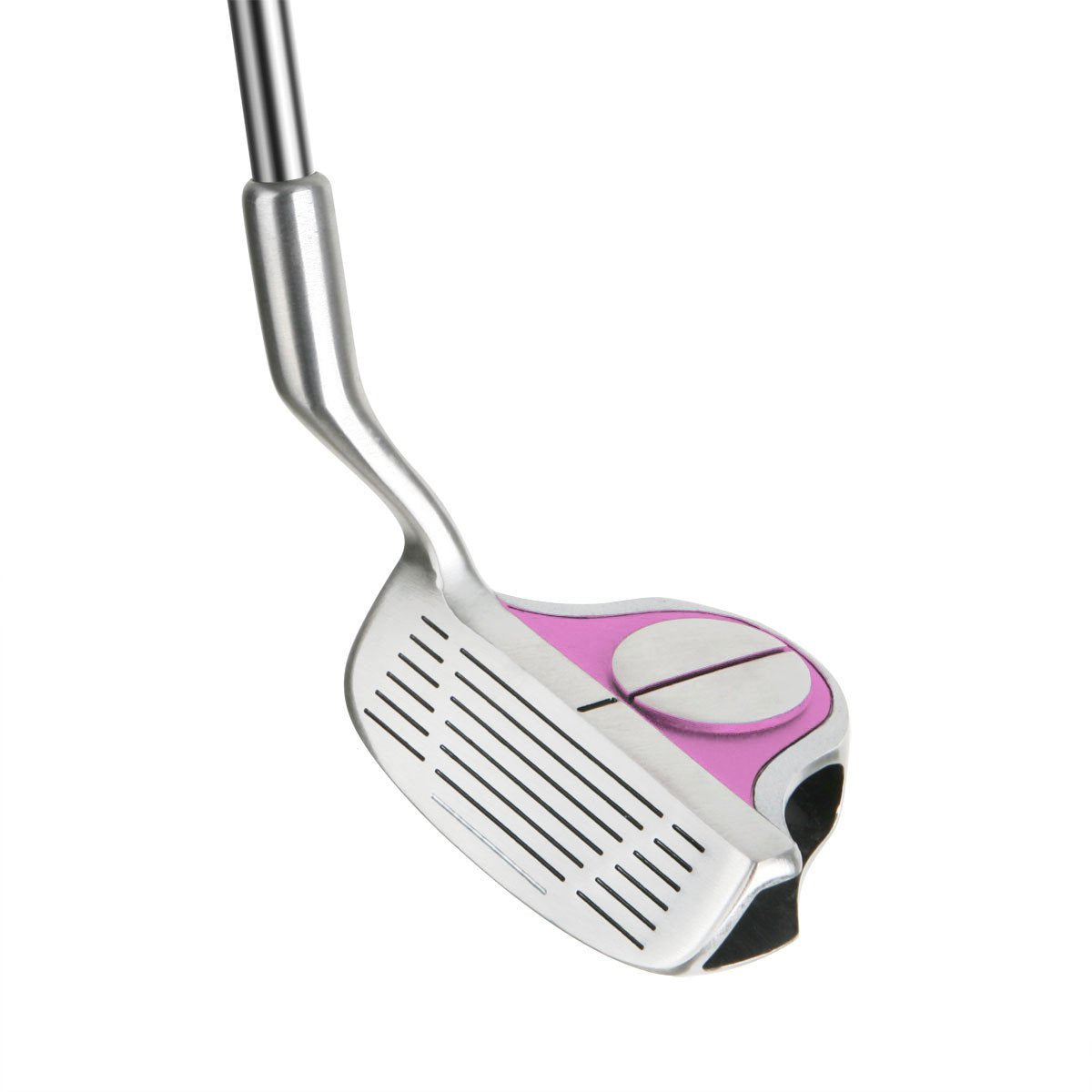 Intech EZ Roll left-handed pink chipper in 33 1/2 inches for precise greenside play