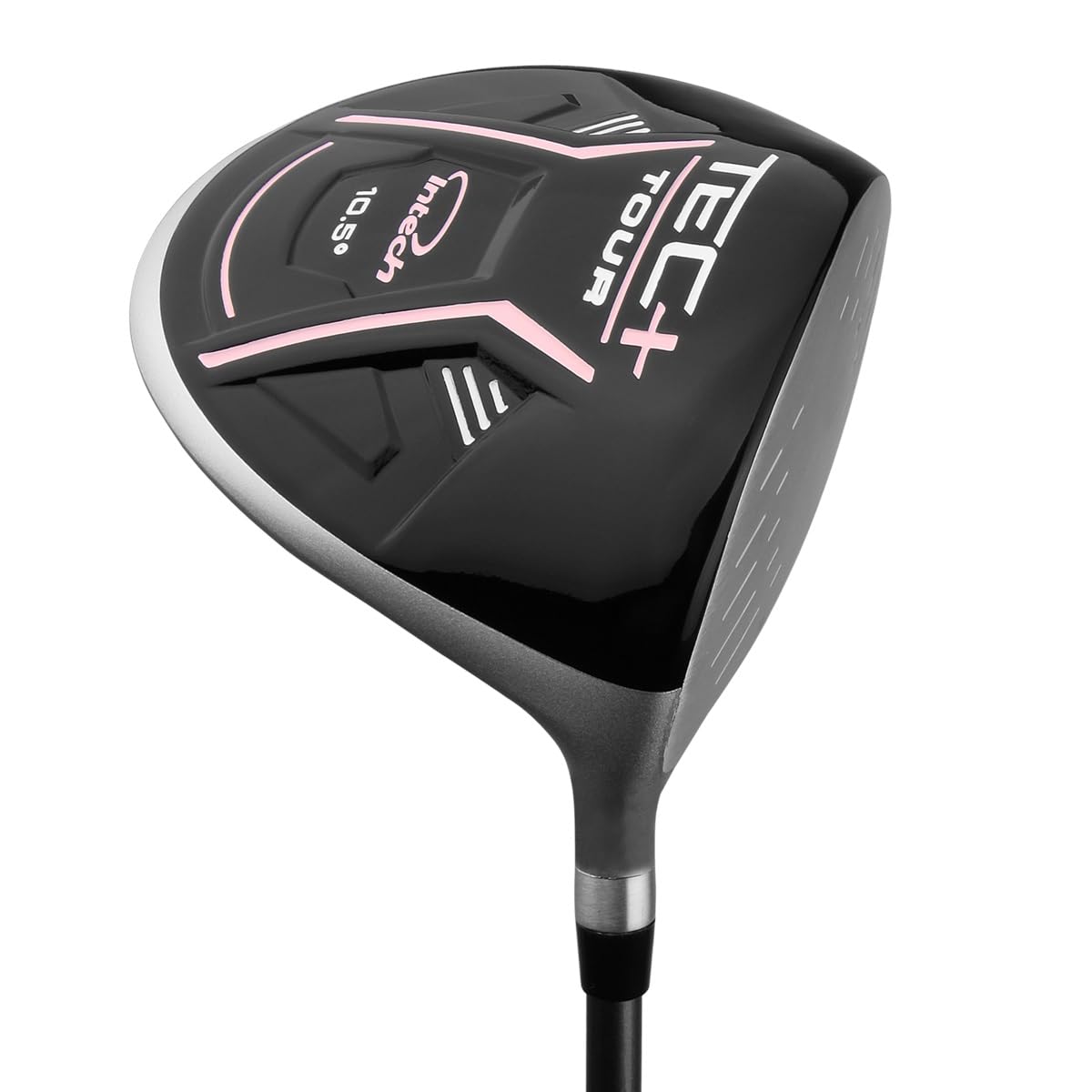 Intech Tec+ Tour Driver right-handed 12 degree loft viewed at address highlighting forgiveness