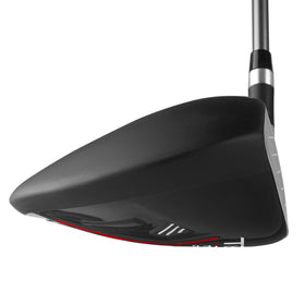 Intech Tec Plus Tour Offset Driver matte black finish with red accents.