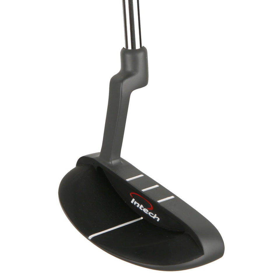 Intech Trakker Series 3 semi-mallet putter head with forgiving geometry for smooth greens.