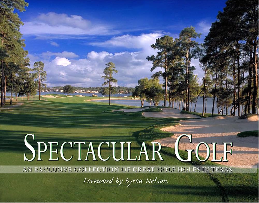 Spectacular Golf: overview of a Texas hole highlighting strategic layout for players